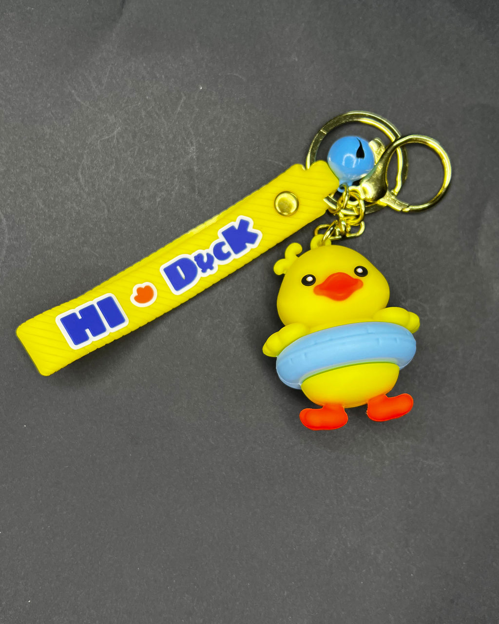 🐤 "Swim Duck” Keychain – Cute Yellow Duck Charm