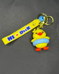 "Swim Duck” Keychain – Cute Yellow Duck Charm