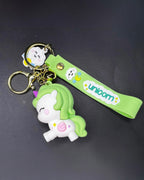 🦄  Unicorn Charm - Green Unicorn Keychain