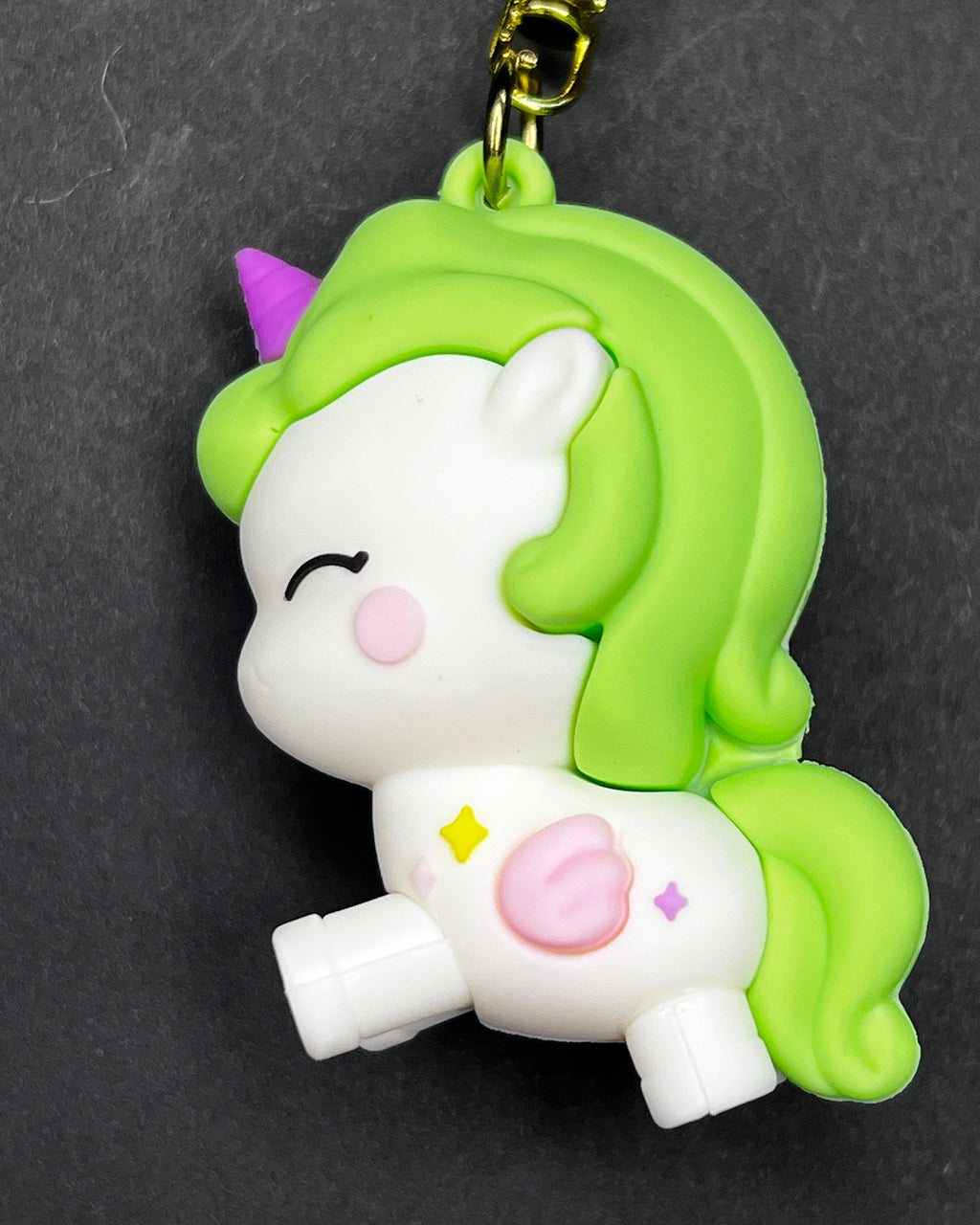 🦄  Unicorn Charm - Green Unicorn Keychain
