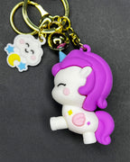 🦄 Unicorn Charm - Purple Unicorn Keychain