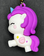 🦄 Unicorn Charm - Purple Unicorn Keychain