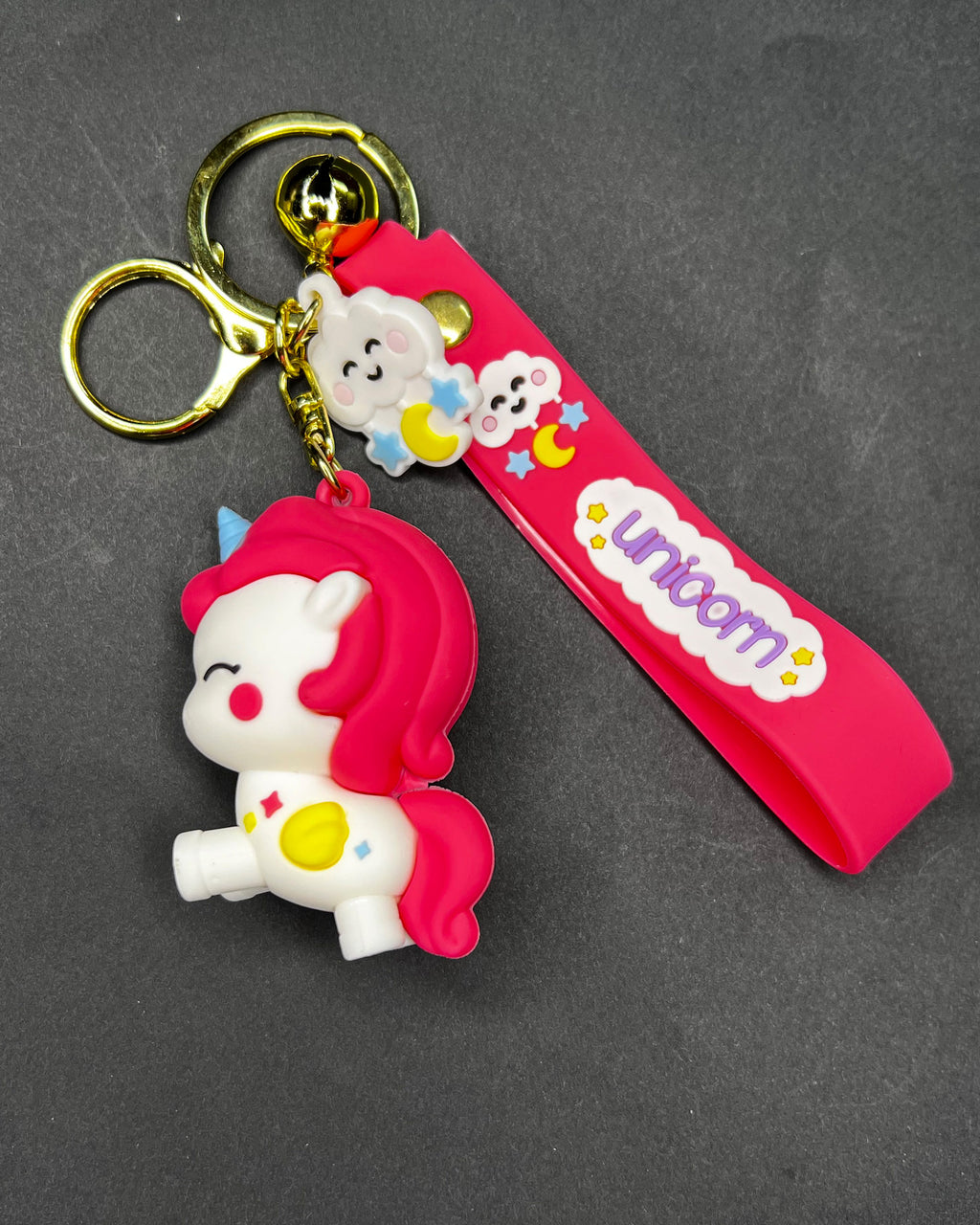 🦄  Unicorn Charm - Pink Unicorn Keychain