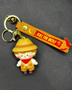 🧭 Adventure Series – Cute Explorer Keychain