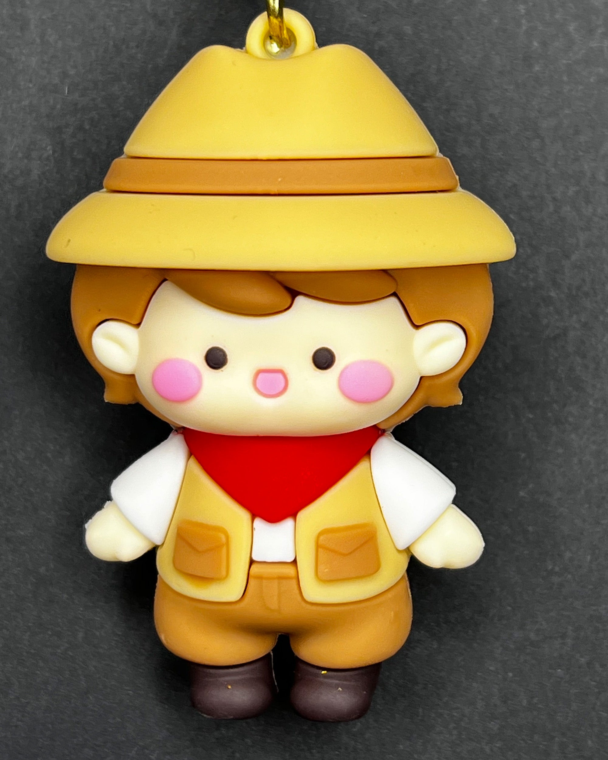 🧭 Adventure Series – Cute Explorer Keychain