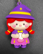 🧙 Magic Series – Cute Witch Keychain