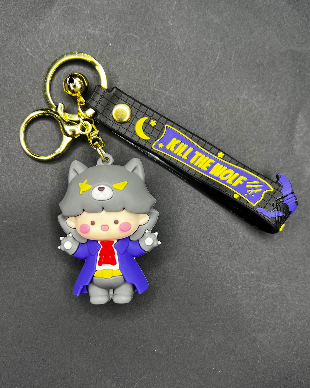 🧭 Adventure Series – Wolf Keychain 🐺