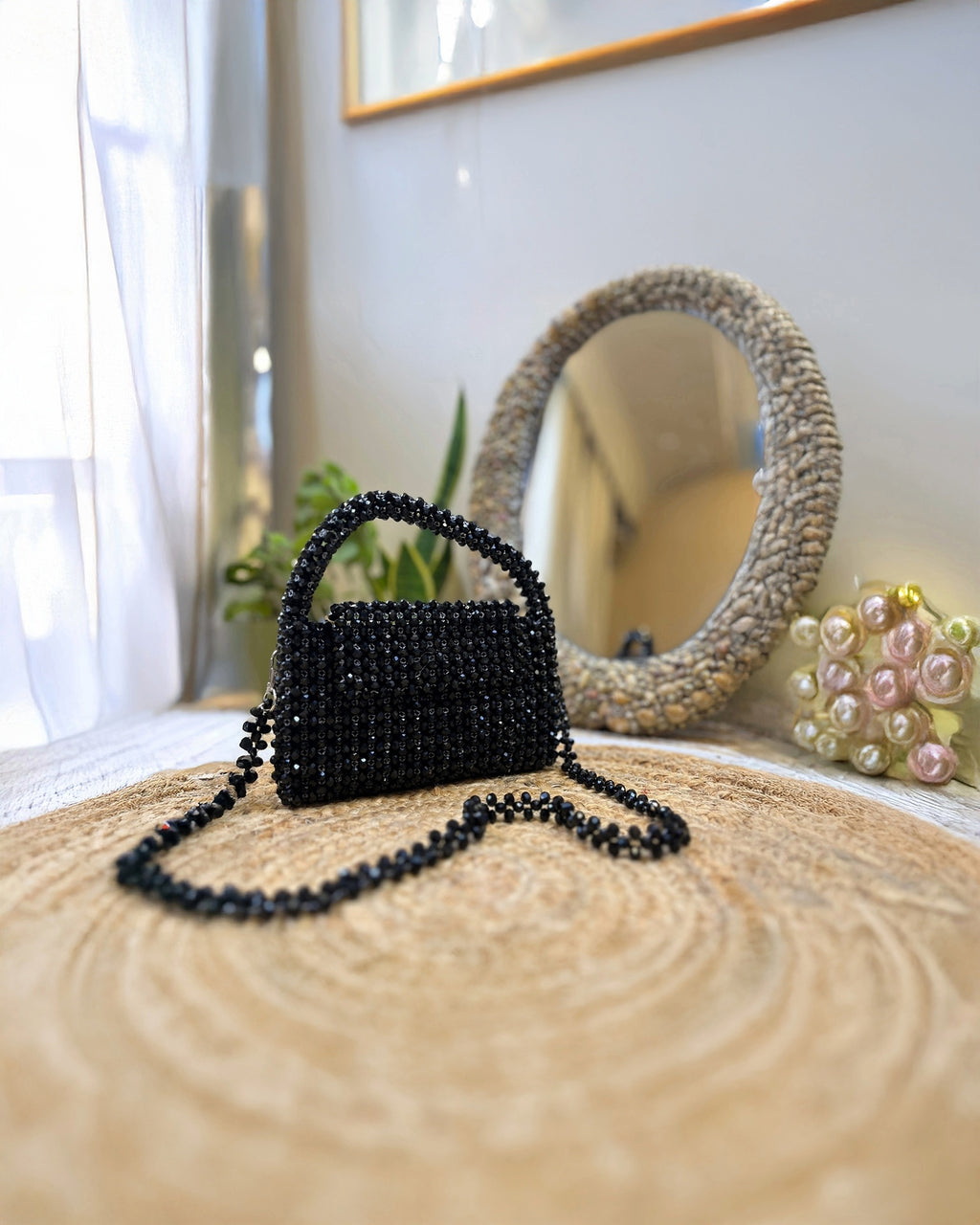 Celestara — The Handcrafted Beaded Star | Midnight Black