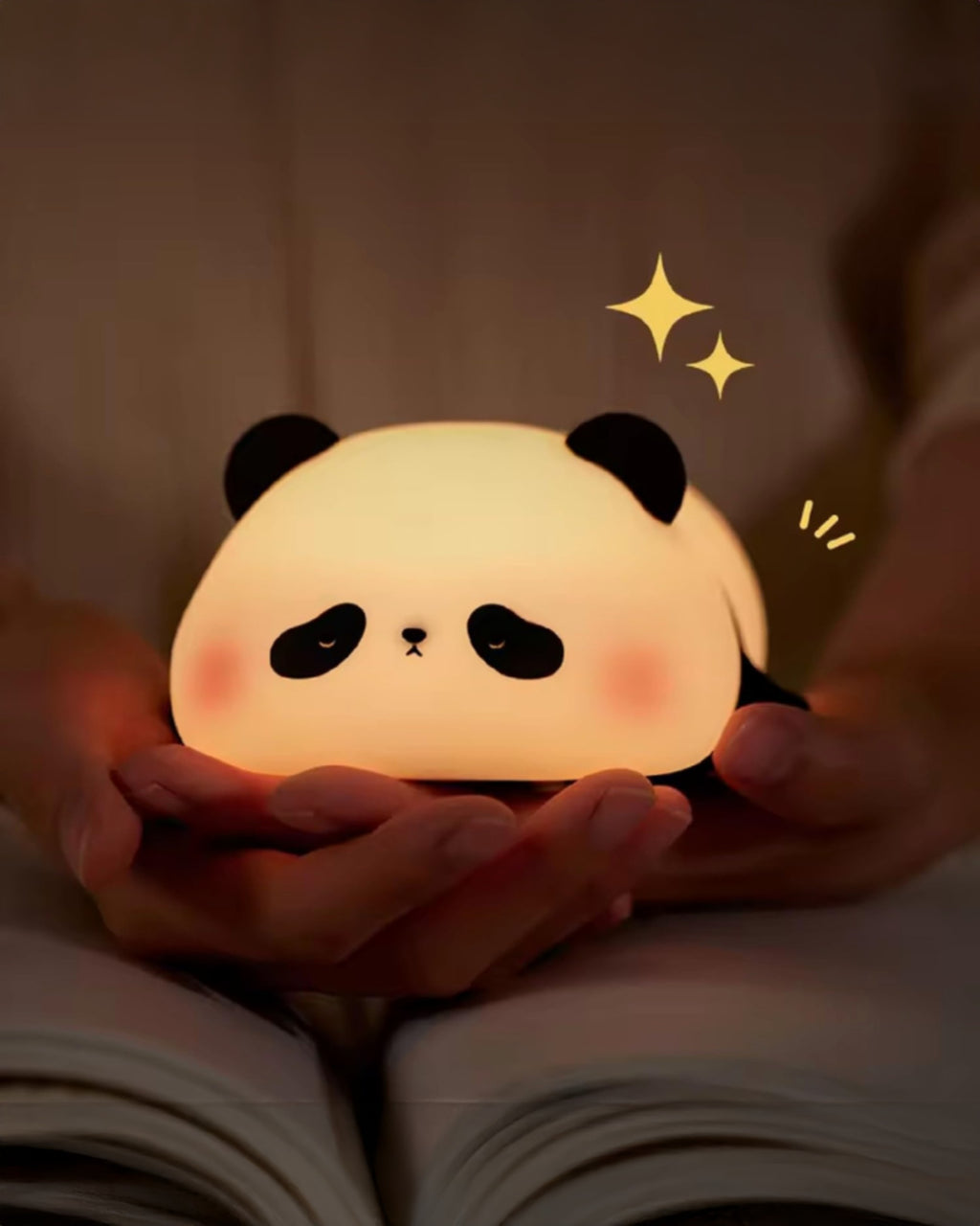 Lying Panda Silicon Night Lamp