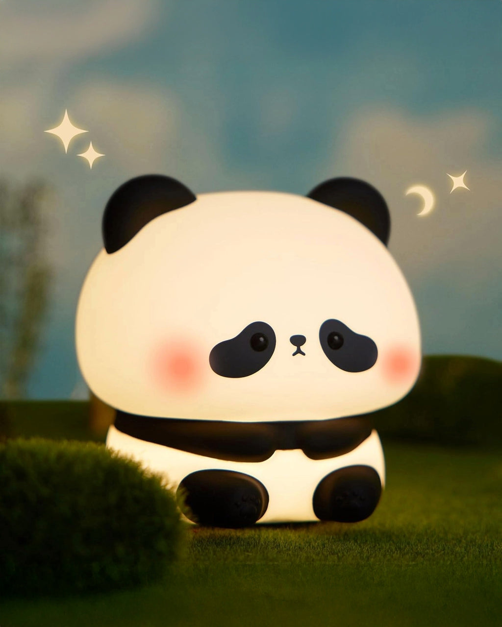 Adorable Panda Silicon Night Lamp
