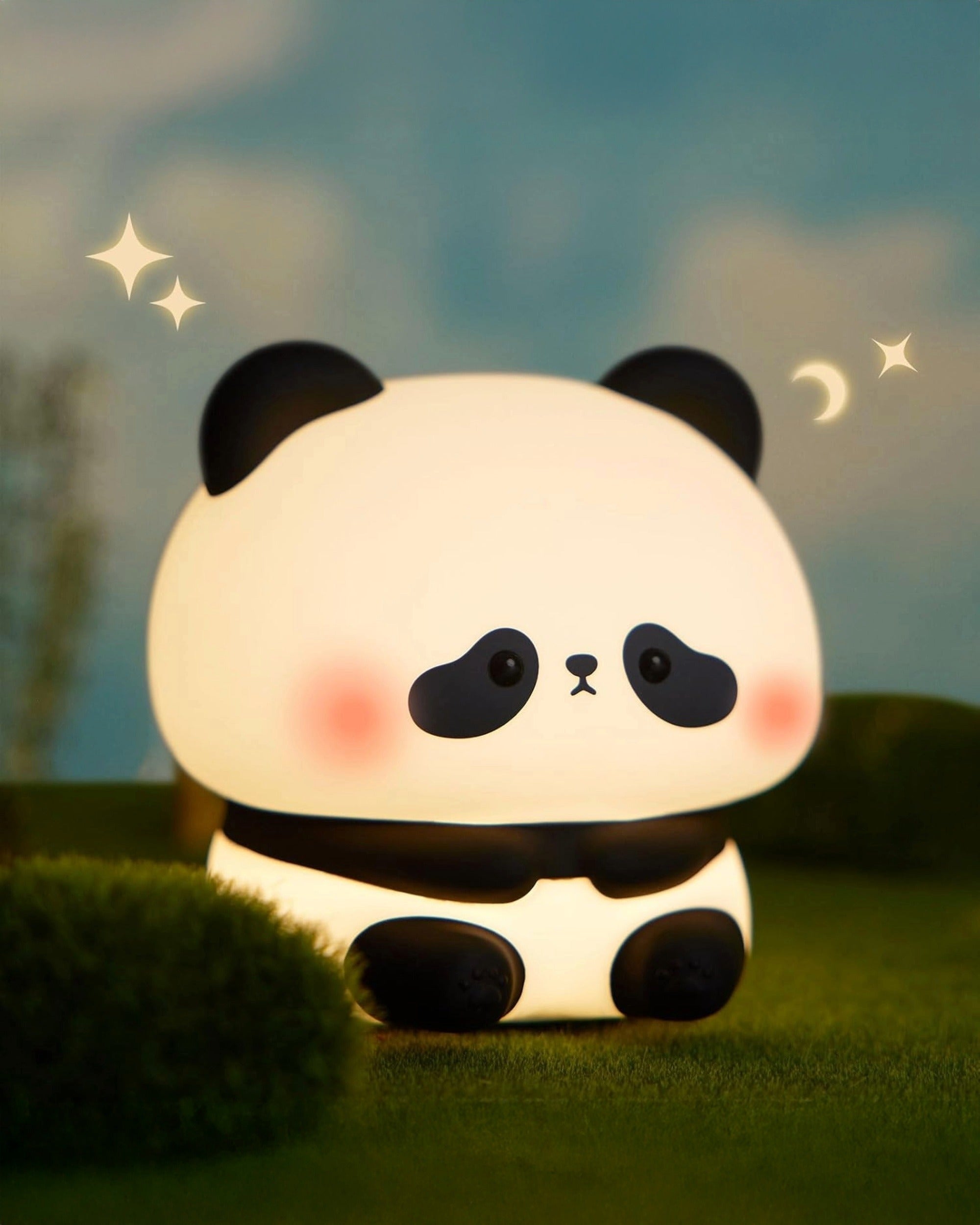 Adorable Panda Silicon Night Lamp