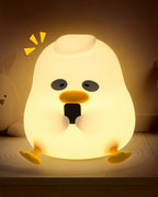 Dark Circle Duck Silicon Night Lamp
