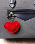 Tiny Treasures – Ruby Glow – Red Crochet Heart