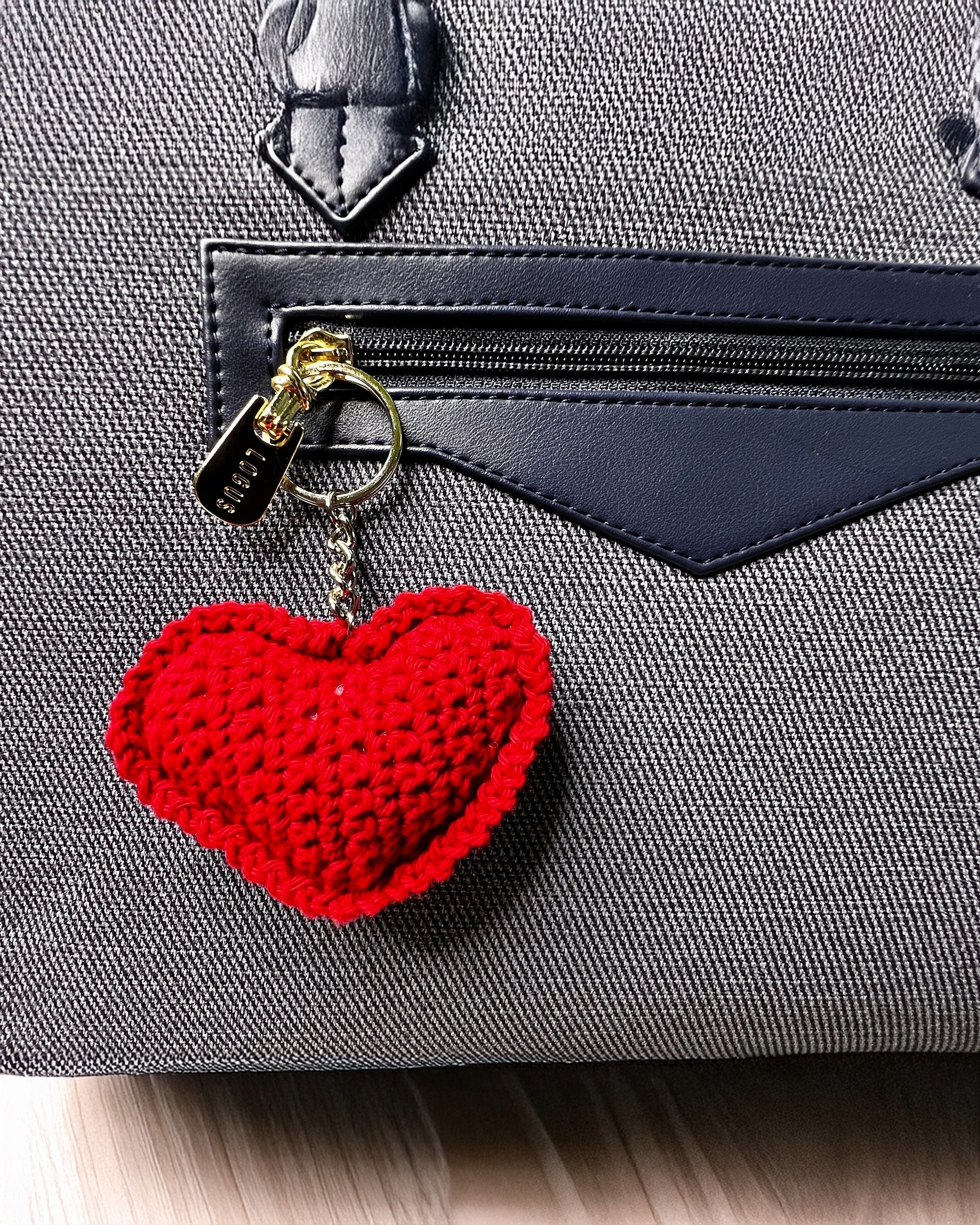 💖 Tiny Treasures – Ruby Glow – Red Crochet Heart