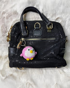 ❄️ Ocean & Arctic Friends – Blush Penguin – Pink & White Amigurumi Charm