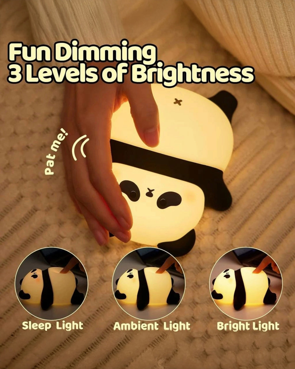 Lazy Panda Silicon Touch Lamp