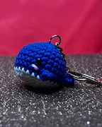 ❄️ Ocean & Arctic Friends – Deep Sea Whale – Ocean Blue Amigurumi Charm