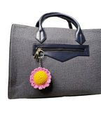 🌸 Blooming Charms - Spring Daisy – Pink Petals with Yellow Center