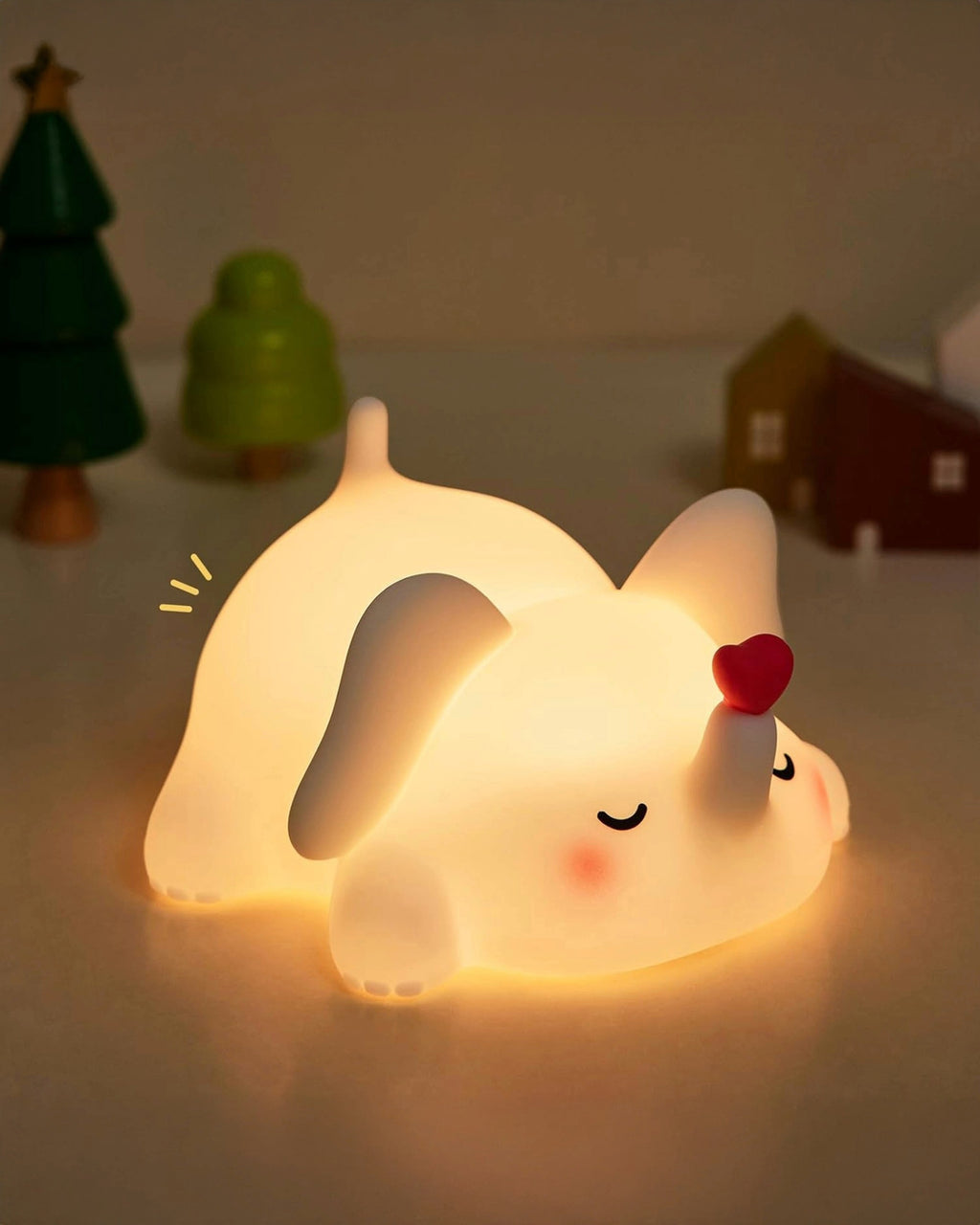 Cute Elephant Silicon Night Lamp