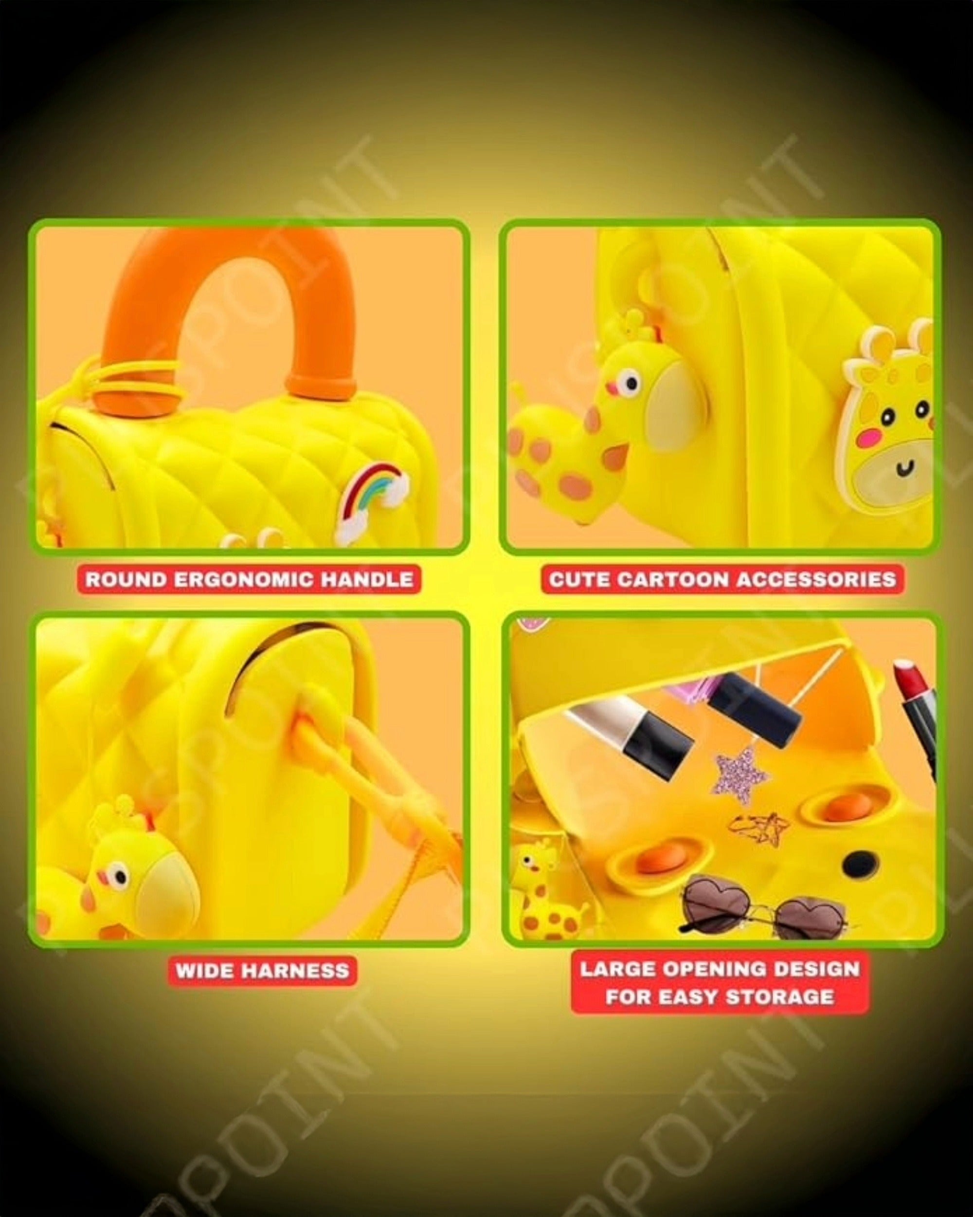 Nikoniko Mini Hand Bag | Bright Yellow