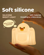 Ghost Duck Silicon Night Lamp