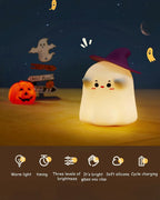 Cute Ghost Silicon Night Lamp