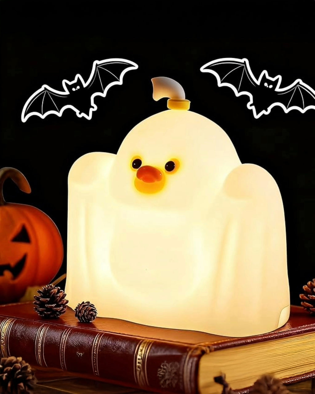 Ghost Duck Silicon Night Lamp