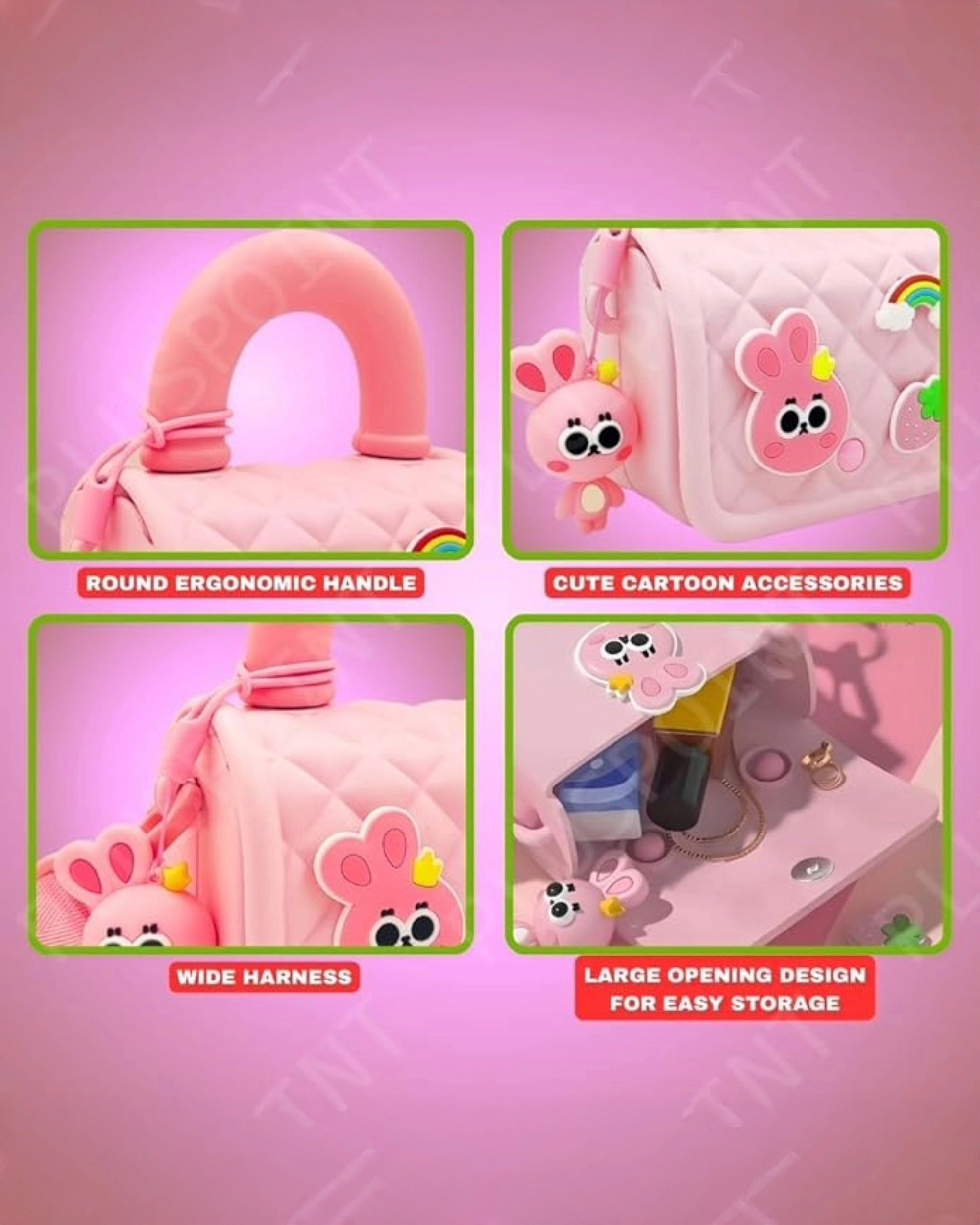 Nikoniko Mini Hand Bag | Barbie Pink