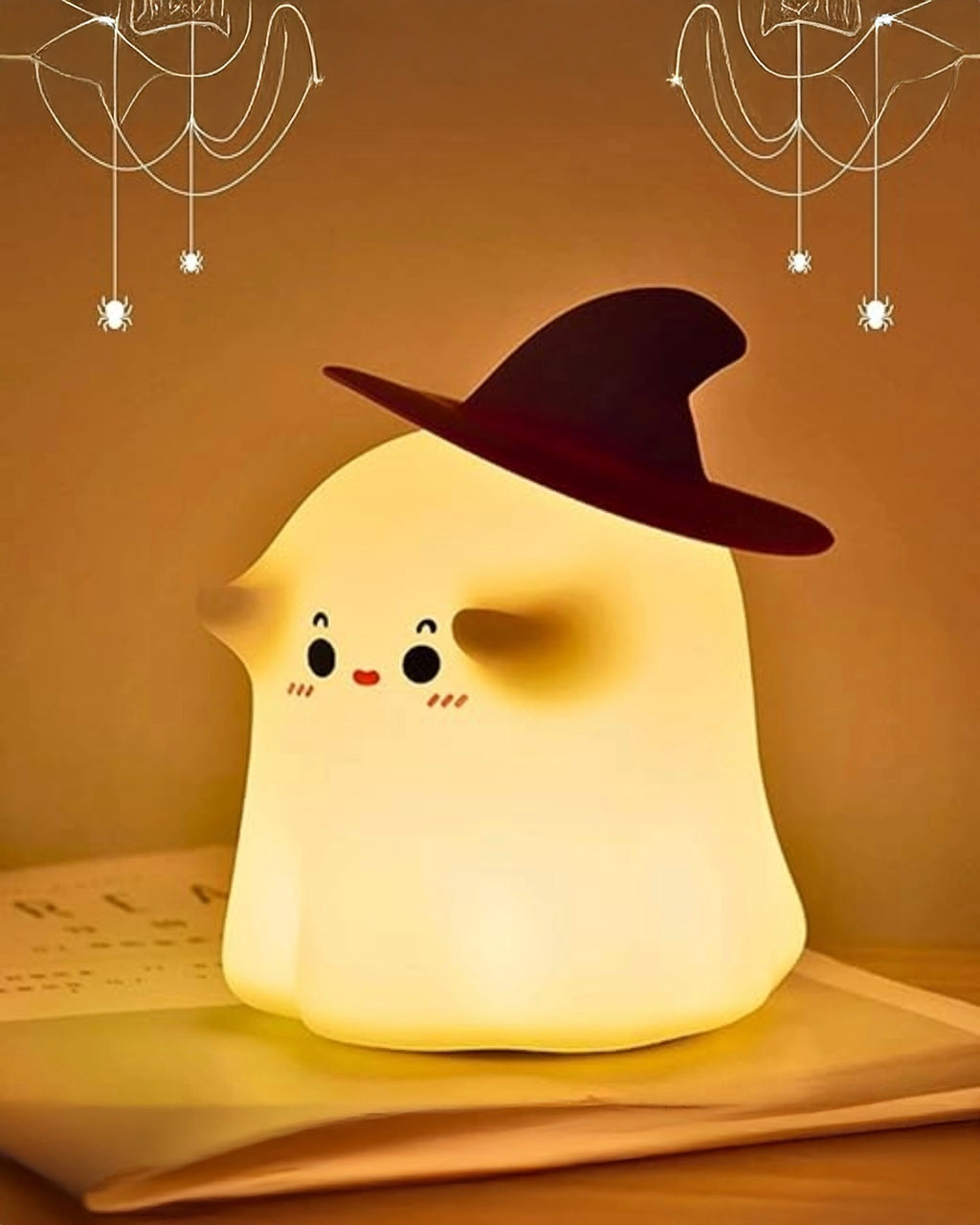 Cute Ghost Silicon Night Lamp