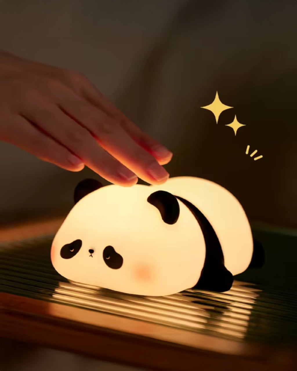 Lying Panda Silicon Night Lamp