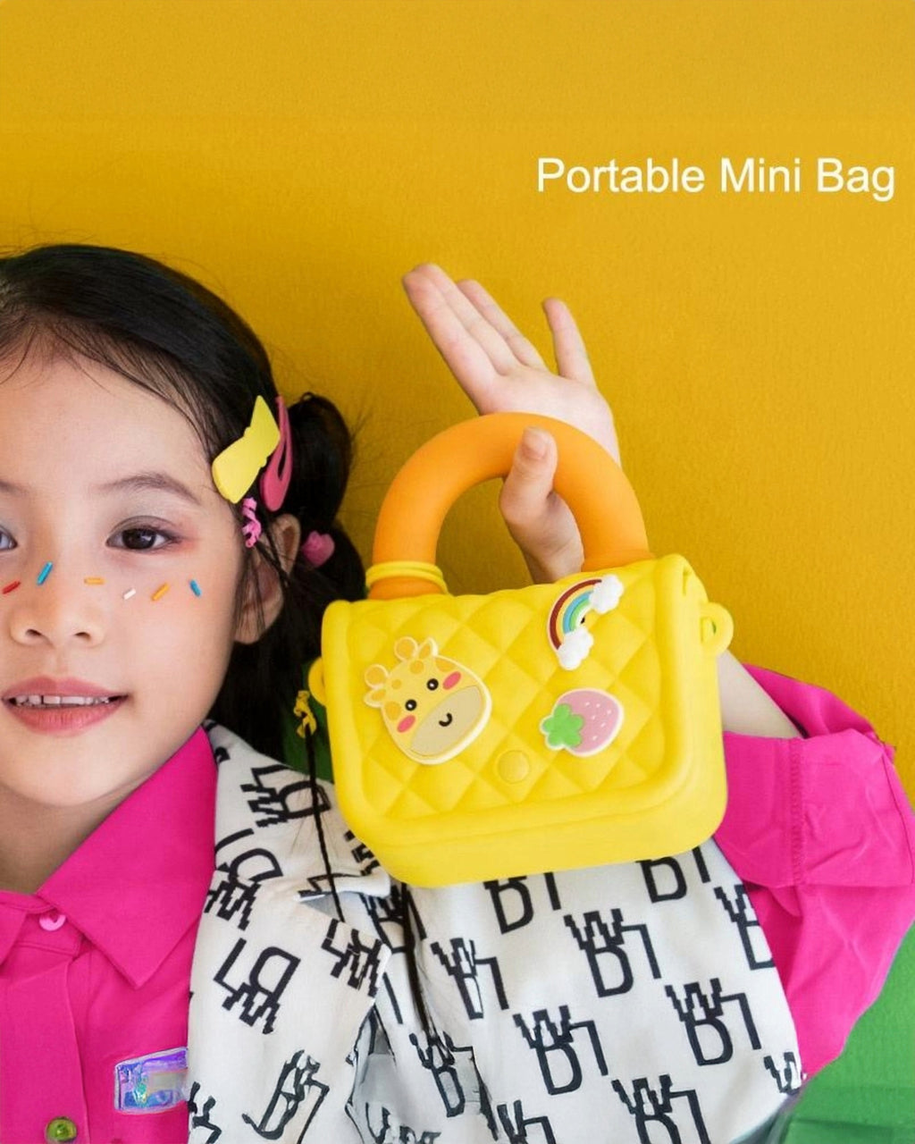 Nikoniko Mini Hand Bag | Bright Yellow