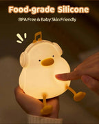 Cute Duck Silicon Night Lamp