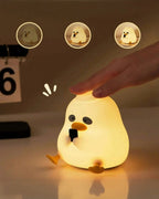 Dark Circle Duck Silicon Night Lamp