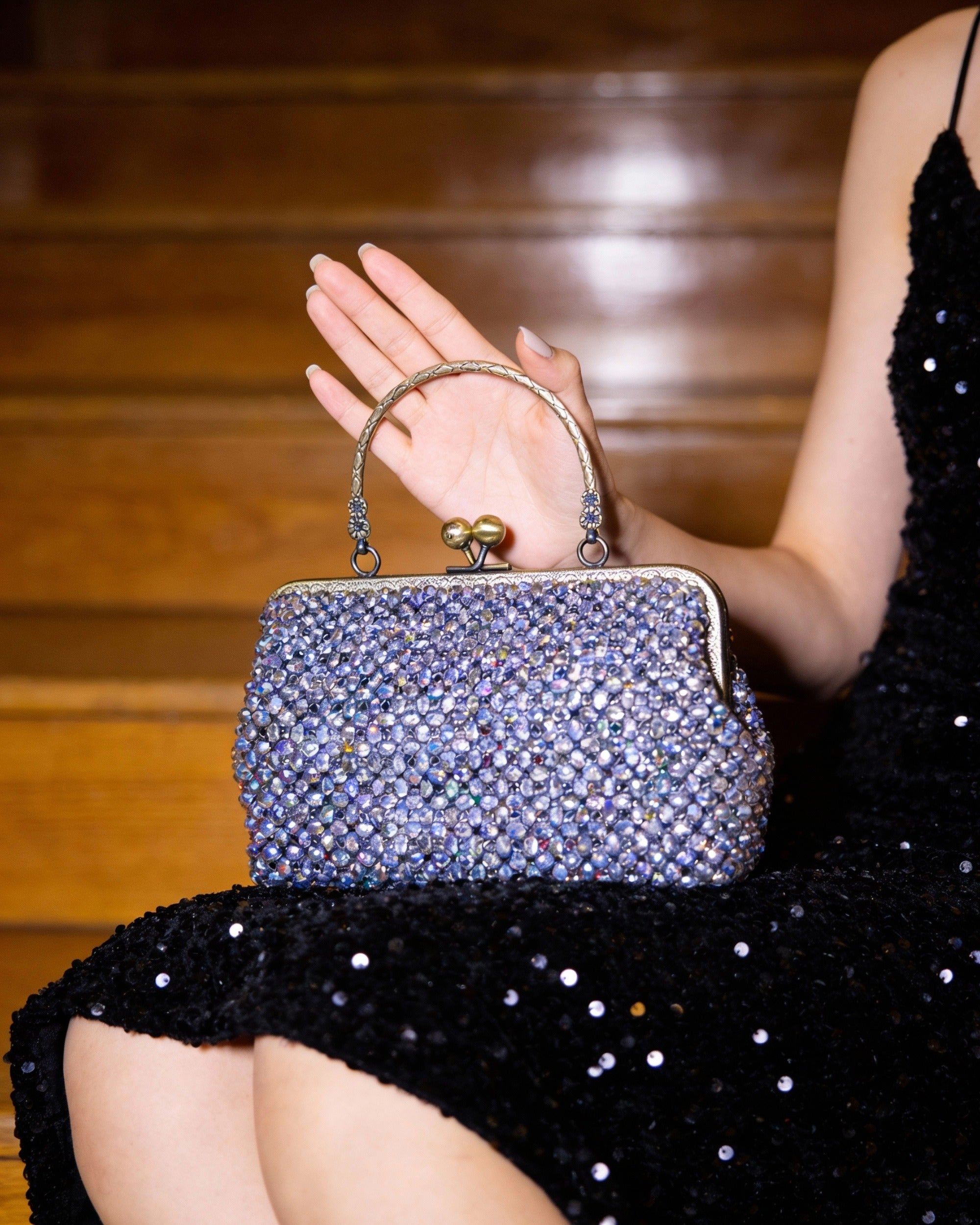 Celestara — The Handcrafted Beaded Star | Shimmering Silver