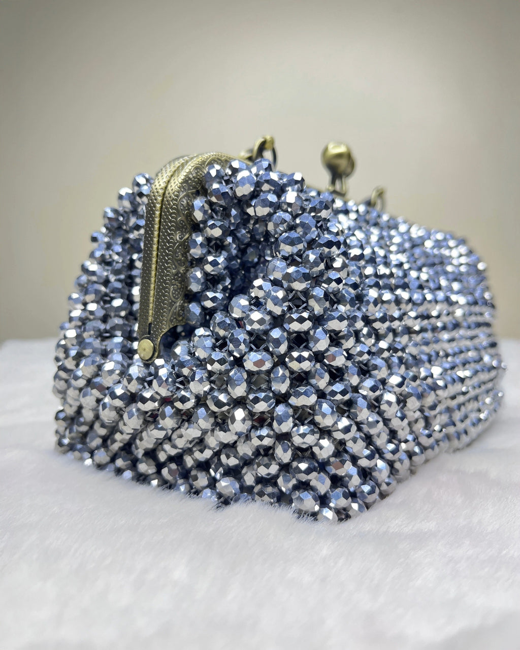 Celestara — The Handcrafted Beaded Star | Shimmering Silver
