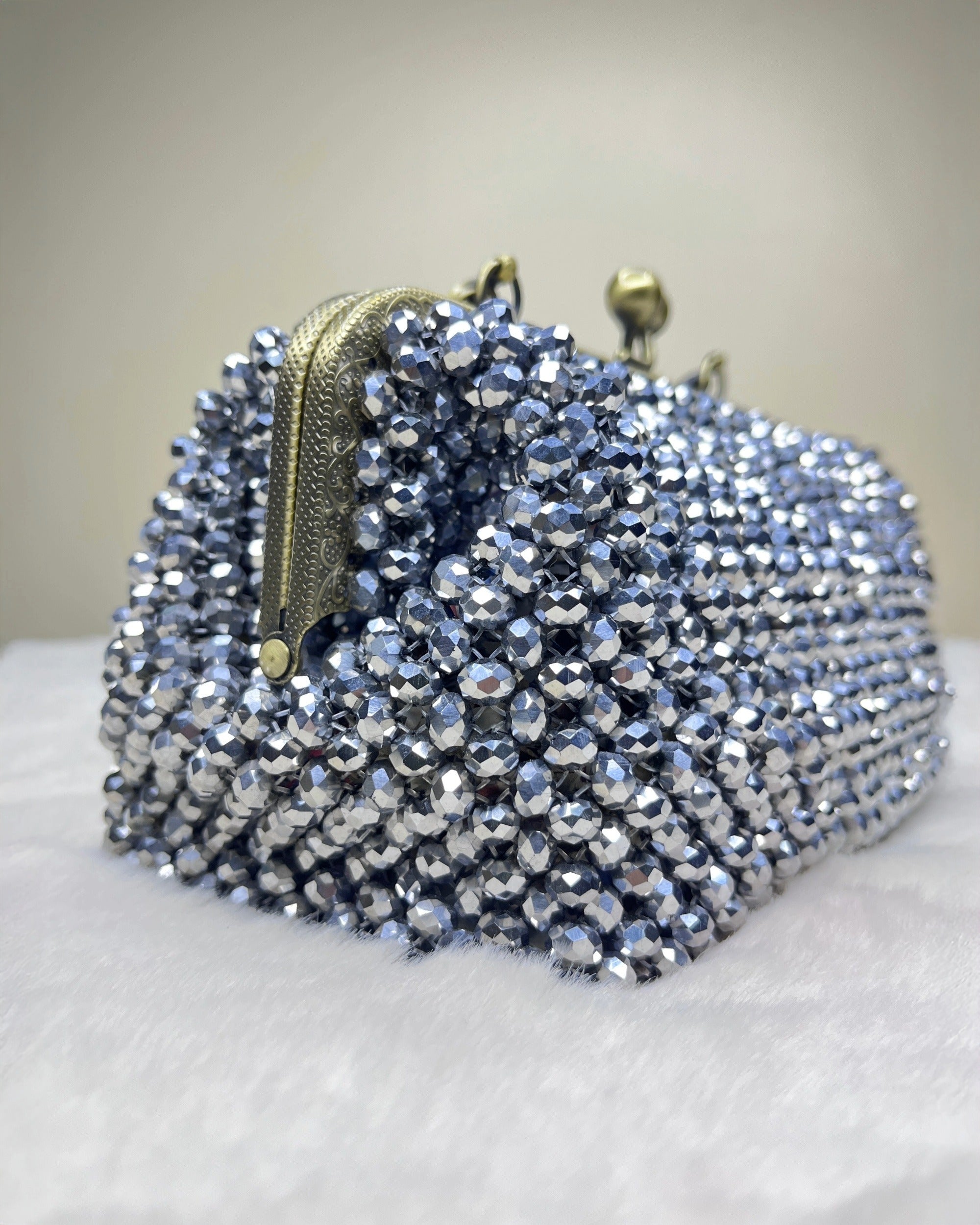 Celestara — The Handcrafted Beaded Star | Shimmering Silver