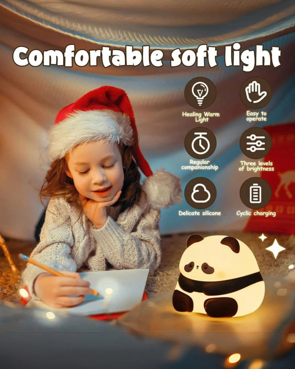 Sitting Panda Night Lamp