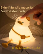 Snuggly Sling Duck Silicone Night Lamp
