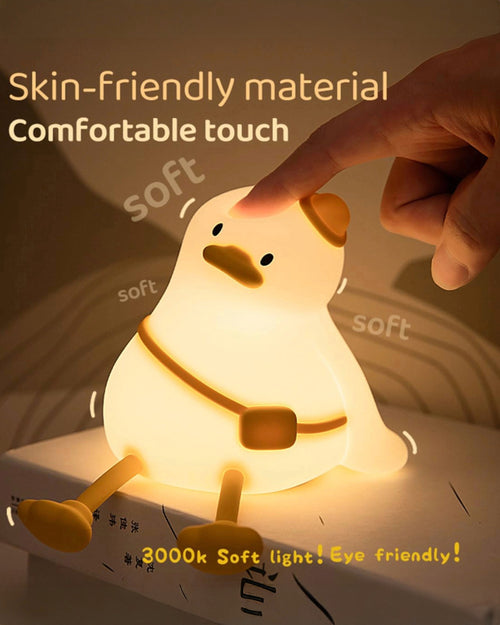 Snuggly Sling Duck Silicone Night Lamp