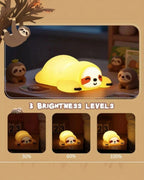 Sleepy Sloth Silicone Night Lamp