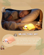 Sleepy Sloth Silicone Night Lamp
