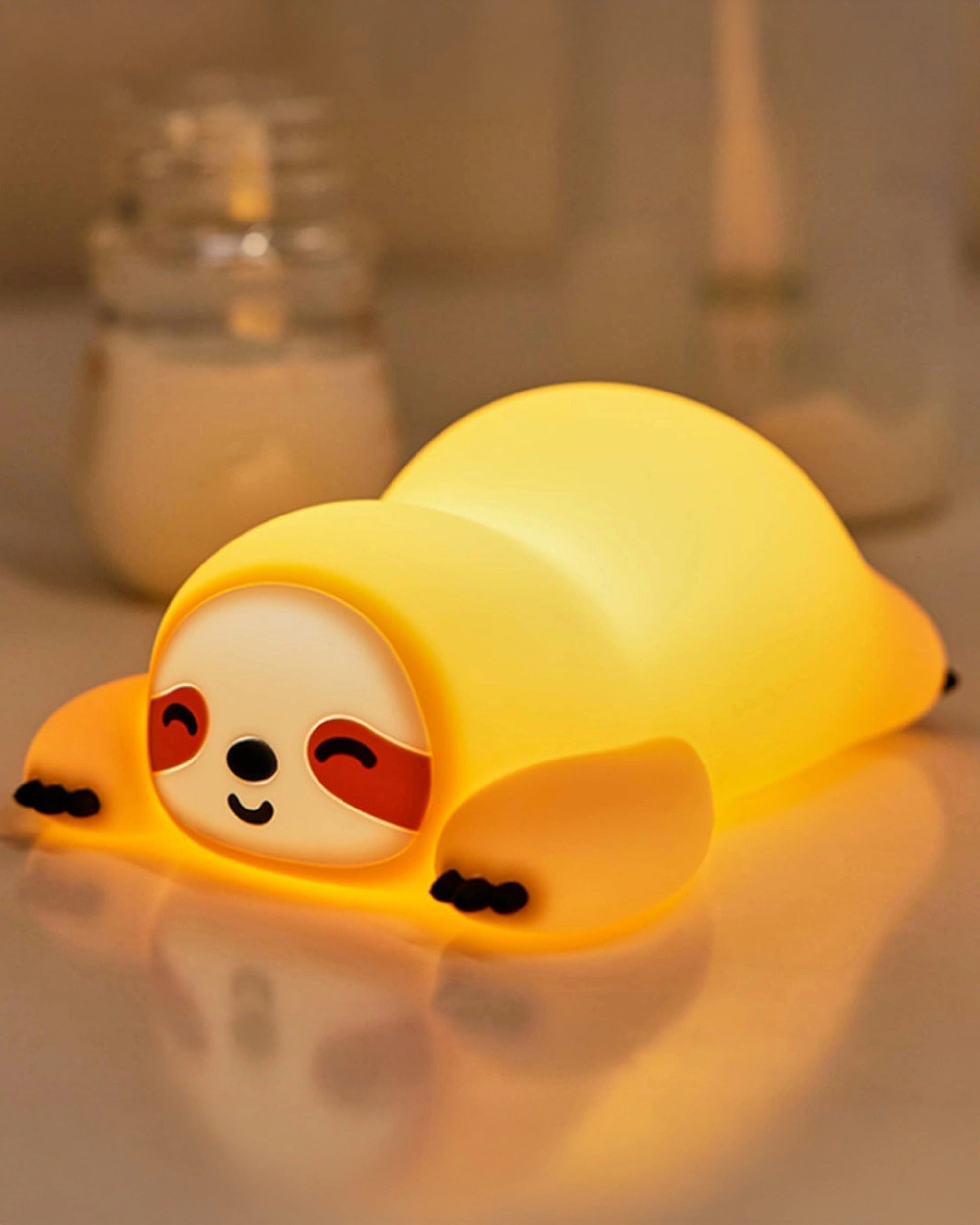 Sleepy Sloth Silicone Night Lamp