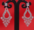 Teardrop Chandelier Drop Earrings