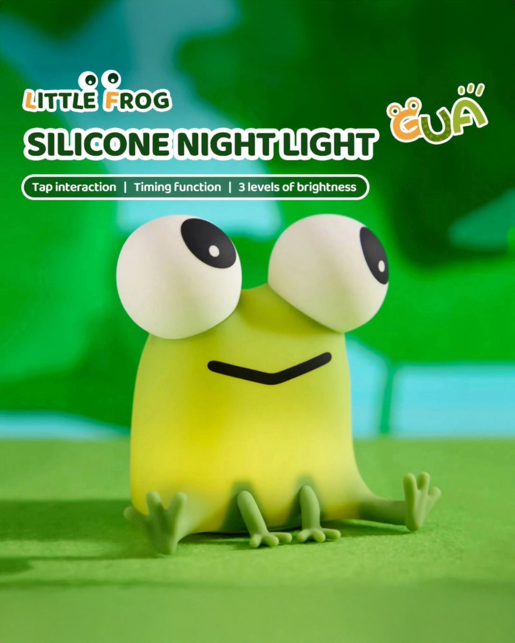Frog Silicone Night Light Lamp