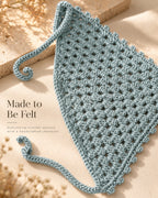 Blue Grey Handcrafted Crochet Bandana – Everyday Hair Scarf