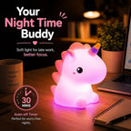 Multi Color Unicorn Silicon Night Lamp