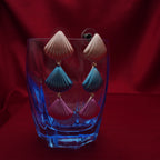 Enamel Floral Earrings in Colorful Shell Drop | Floral Enamel Collection