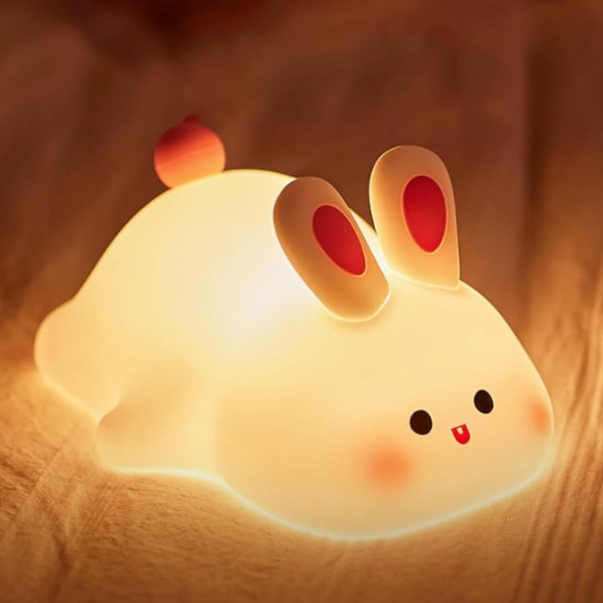 Adorable Rabbit Silicon Night Lamp - Multi Color Modes