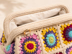 Handcrafted Floral Crochet Sling | Multicolor Granny Square