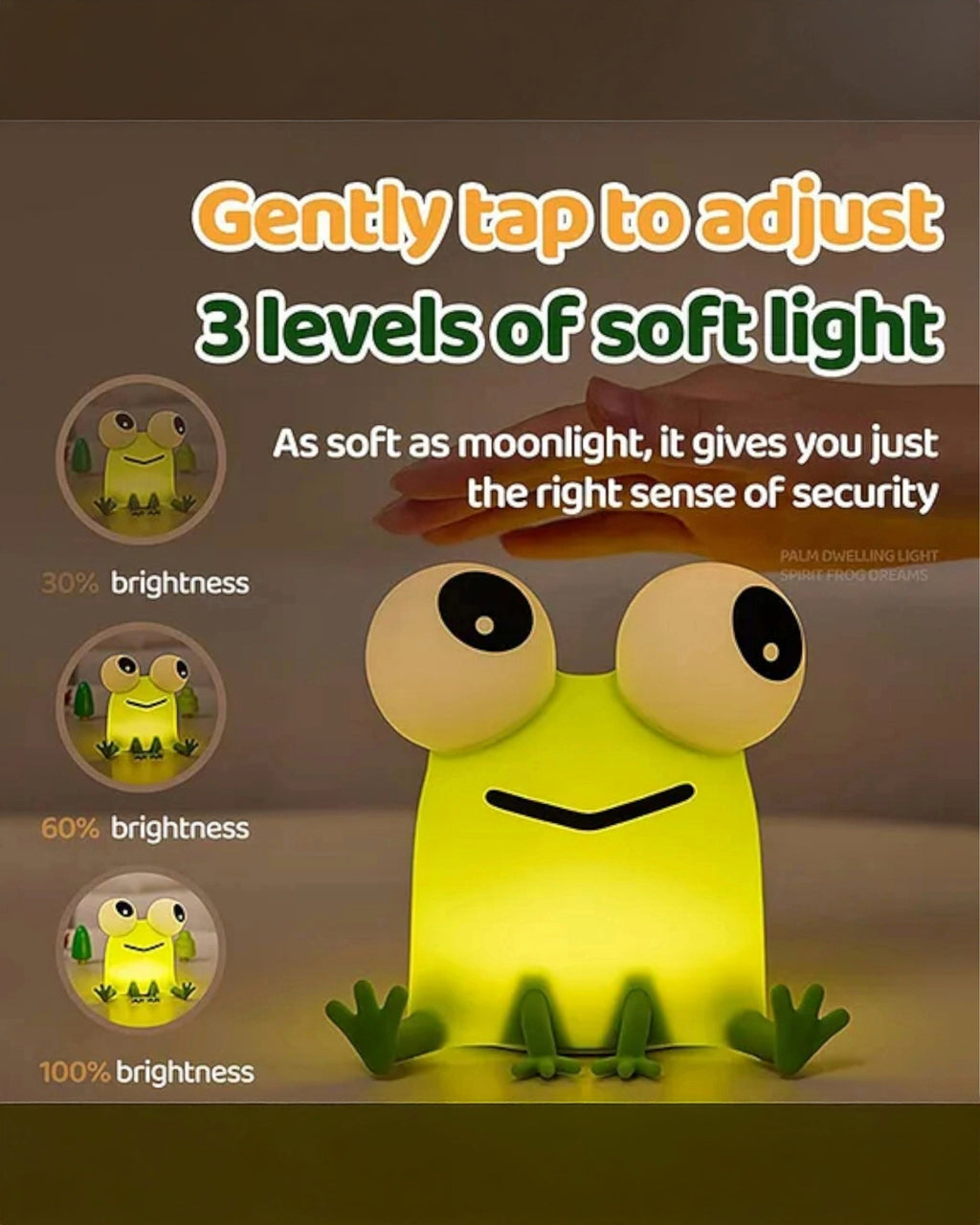 Frog Silicone Night Light Lamp